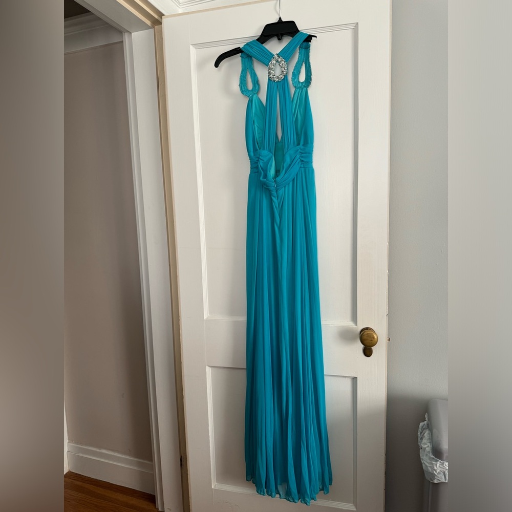 Josh & Jazz Aqua Prom Dress. No tag for size but guessing women’s 6-8 - Picture 7 of 10